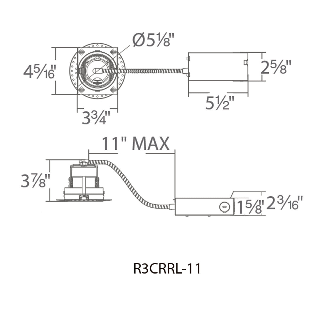 Ocularc 3.5 Remodel Housing Trimless Round