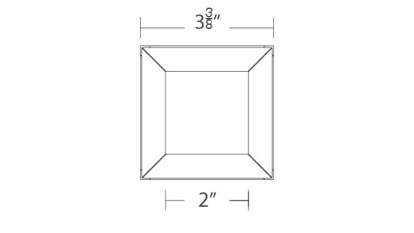 Ocularc 3.5 Adjustable Downlight Trimless Square by WAC Lighting - view 4