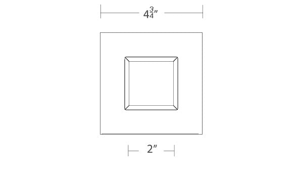 Ocularc 3.5 Pinhole Trimmed Square by WAC Lighting - view 3