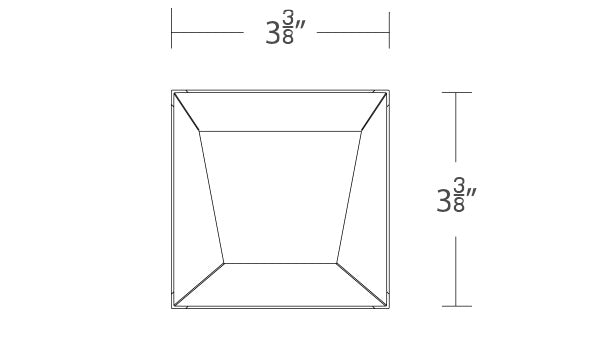 Ocularc 3.5 Wall-Wash Trimless Square by WAC Lighting - view 4