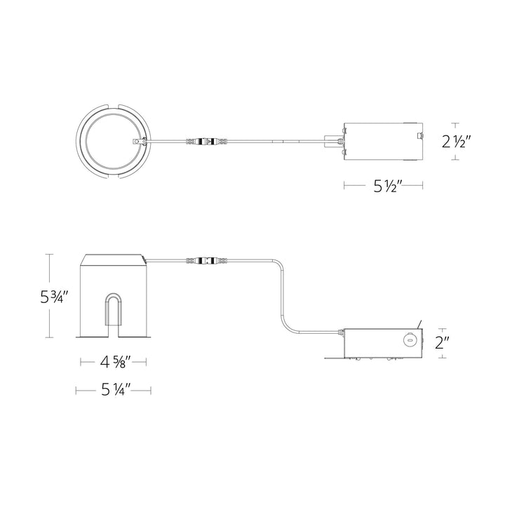 FQ 4" Remodel Housing Trimmed IC