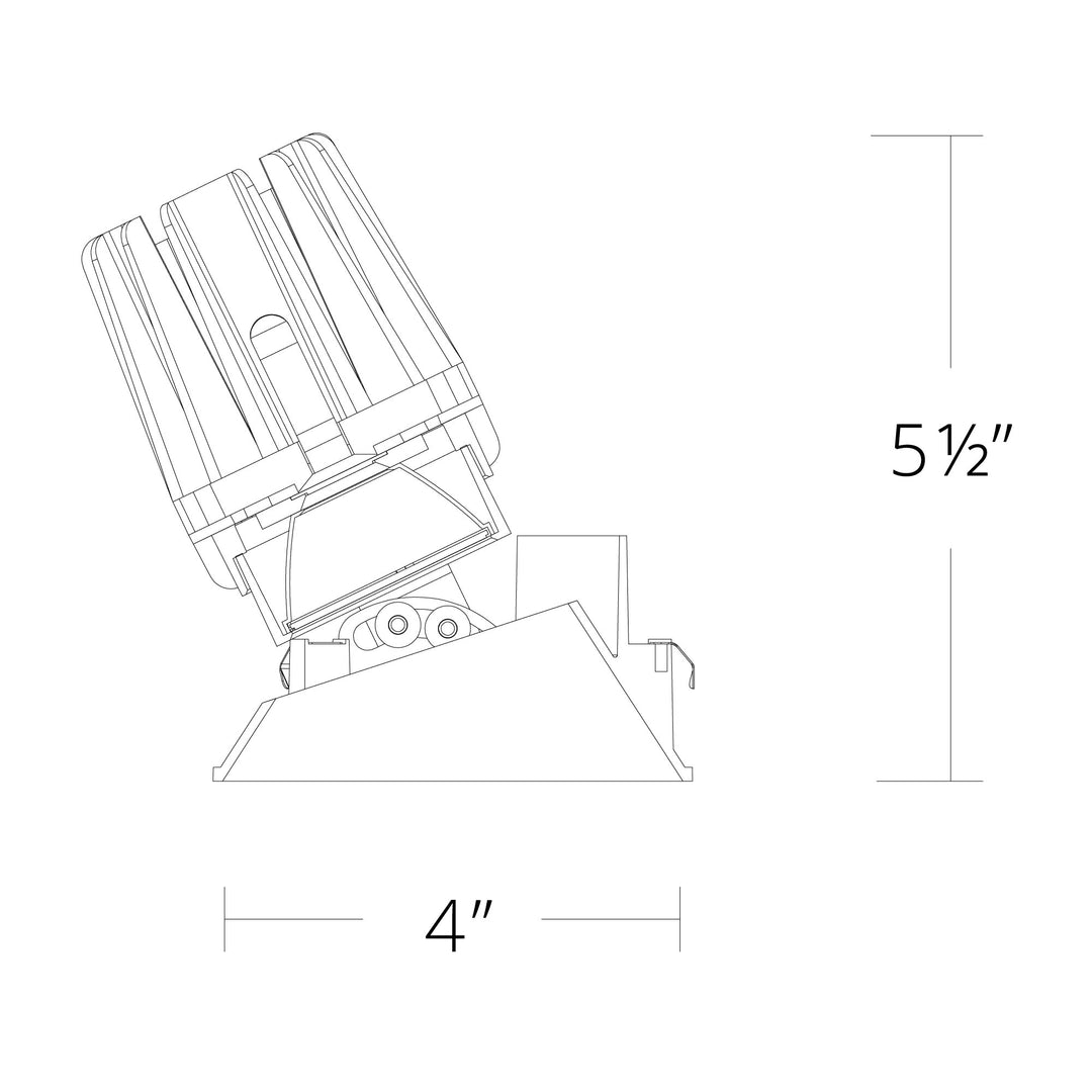 FQ 4" Adjustable Trimless Round