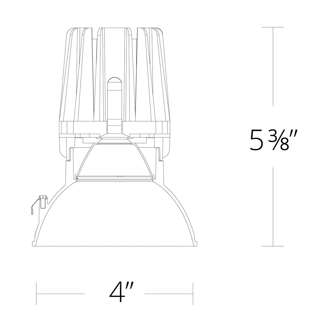 FQ 4" Downlight Trimless Round