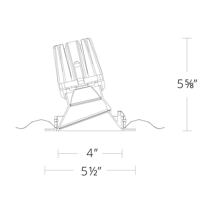 FQ 4" Wall-Wash Trimmed Round