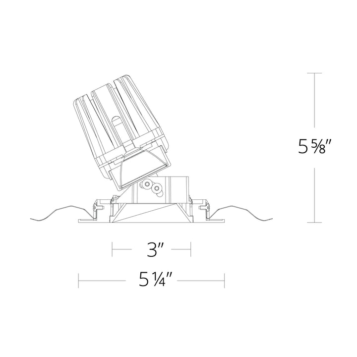 FQ 4" Adjustable Trimmed Square