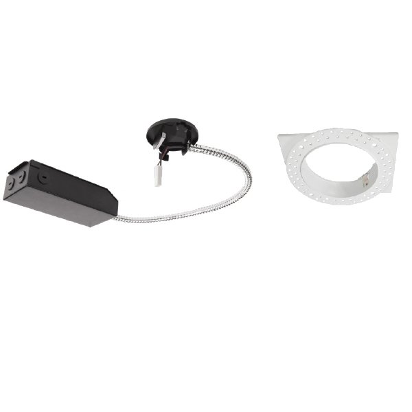 Volta 4.5" Remodel Housing Trimless Round, 15 - 15W, by WAC Lighting