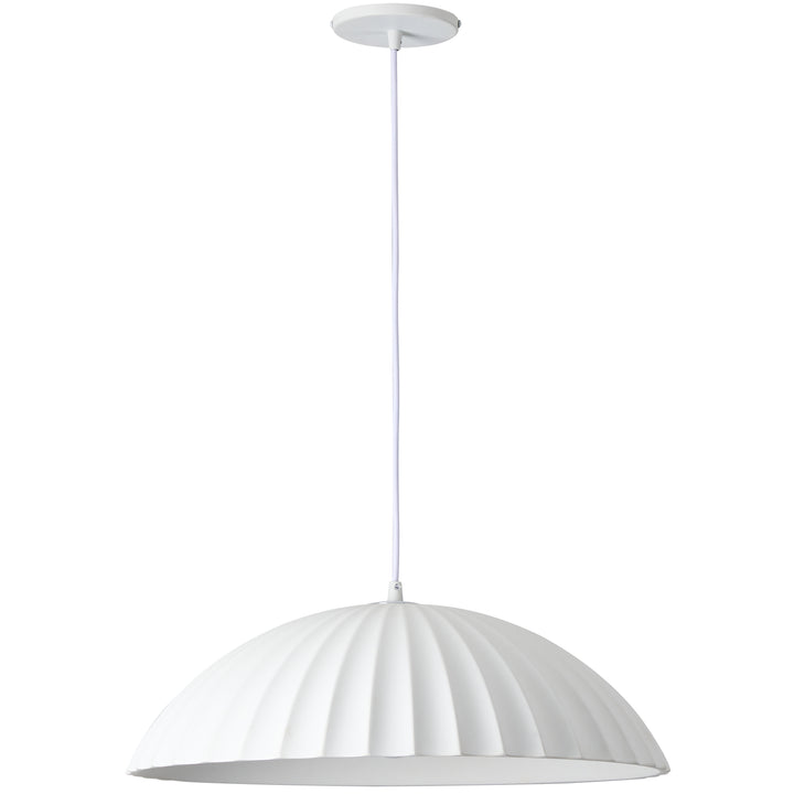 Rain 1 Light Ribbed Dome Pendant by Dainolite