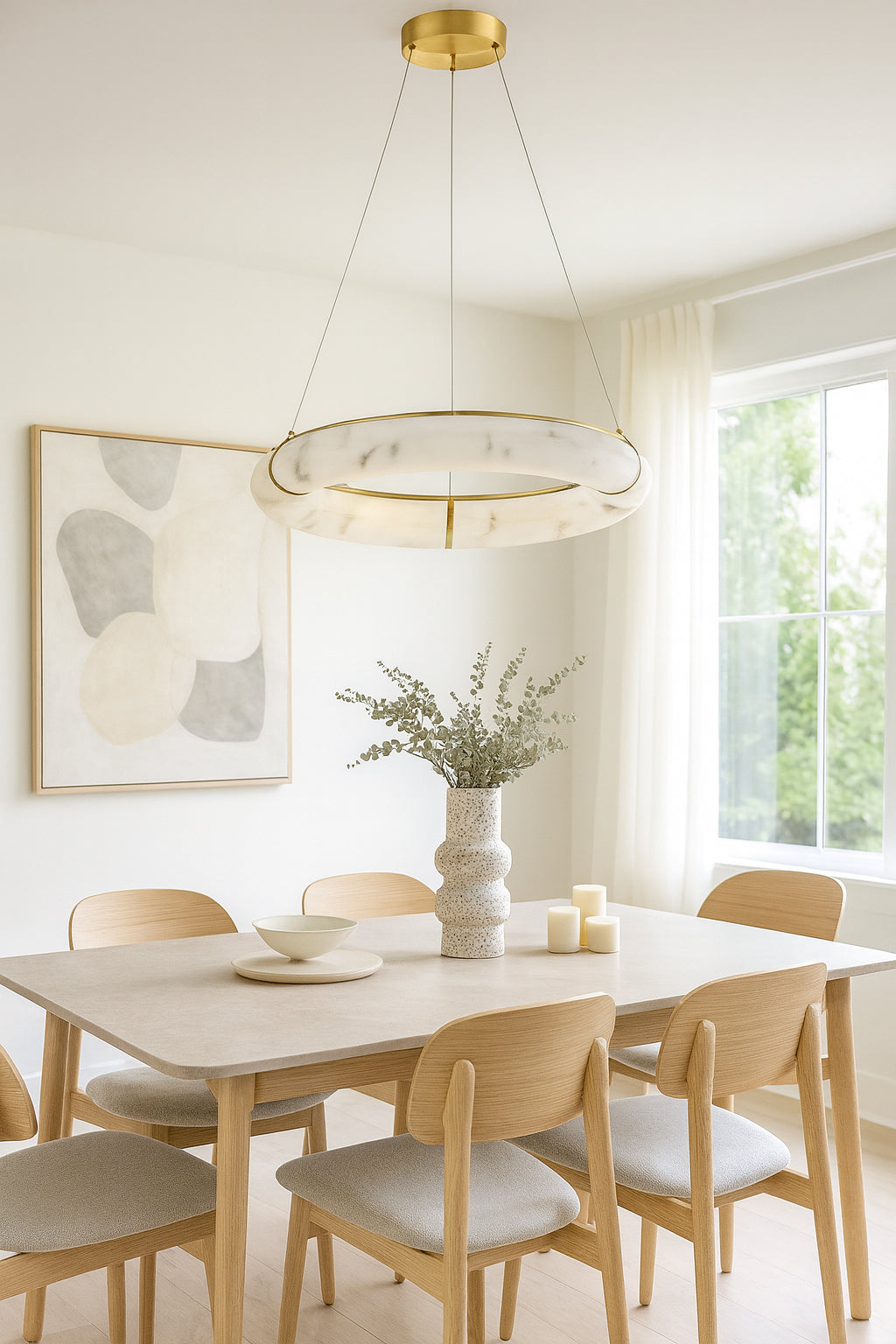 Reuben 56W Pendant by Dainolite - view 2