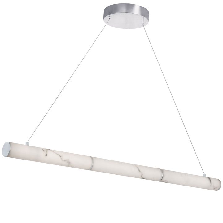 Reuben 30W Horizontal Pendant in Polished Chrome by Dainolite