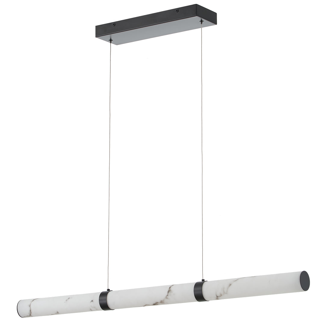Reuben 30W Horizontal Pendant (RBN-4230LEDHP) in Matte Black by Dainolite
