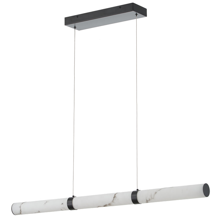 Reuben 30W Horizontal Pendant (RBN-4230LEDHP) in Matte Black by Dainolite