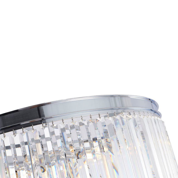 Seven Tier Frame Chandelier with Clear Hanging Crystals (RD14) by Bethel - view 25