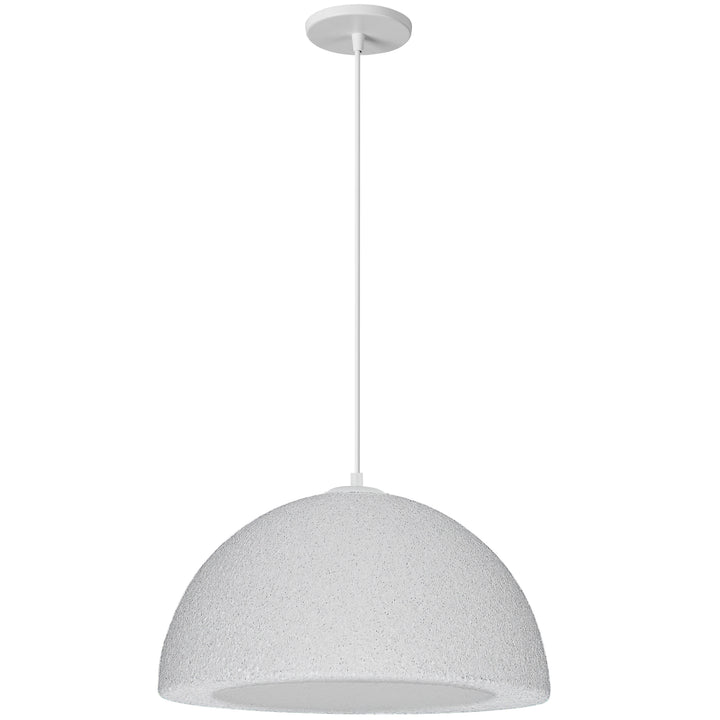 Reese 1 Light Pendant in Matte White by Dainolite