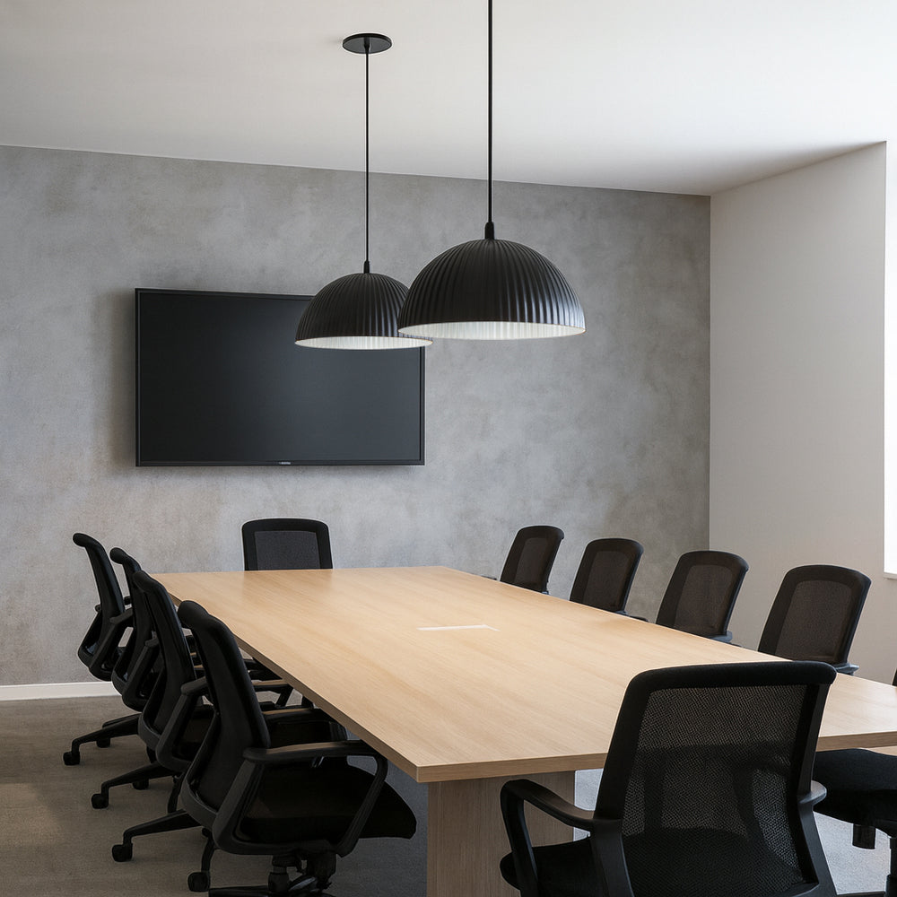 Remy 1 Light Ribbed Pendant by Dainolite - view 2