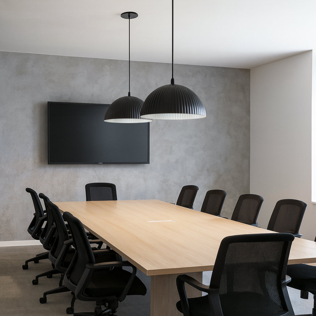 Remy 1 Light Ribbed Pendant by Dainolite - view 2