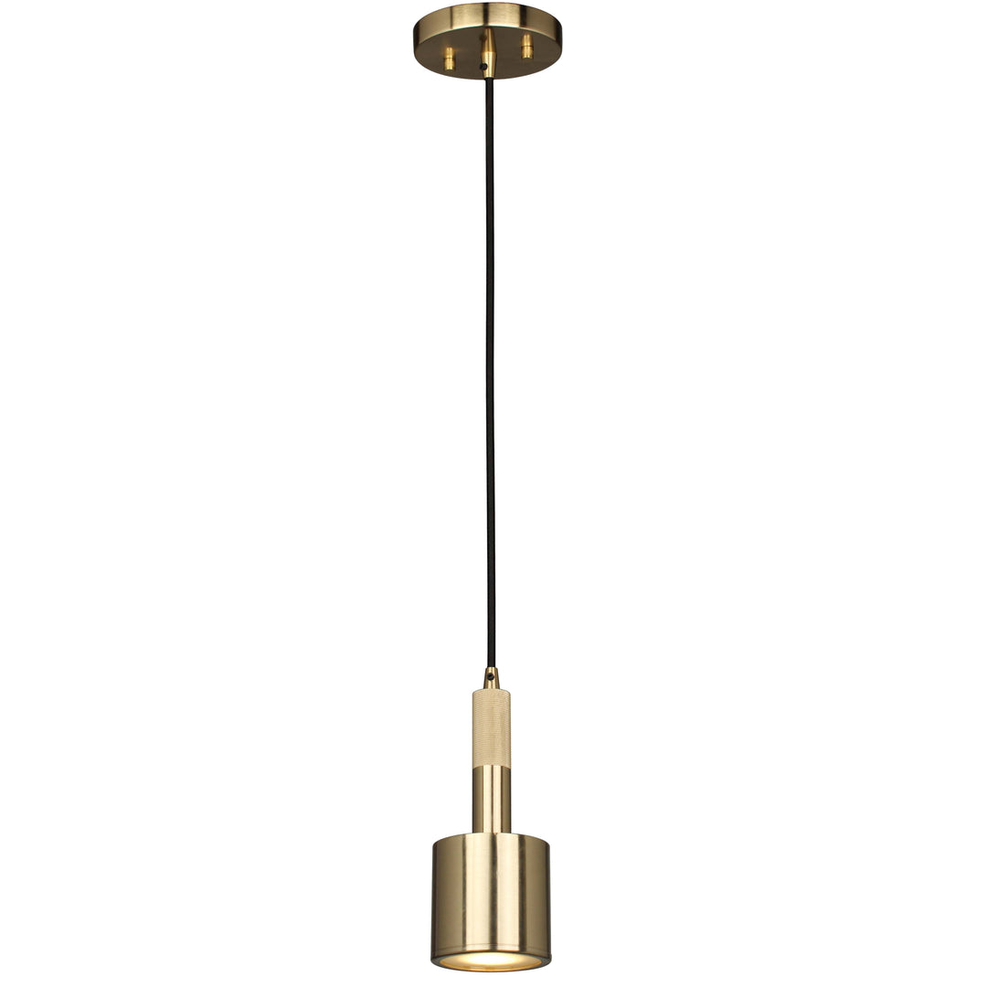 Rhoswen 1 Light Pendant in Aged Brass by Dainolite