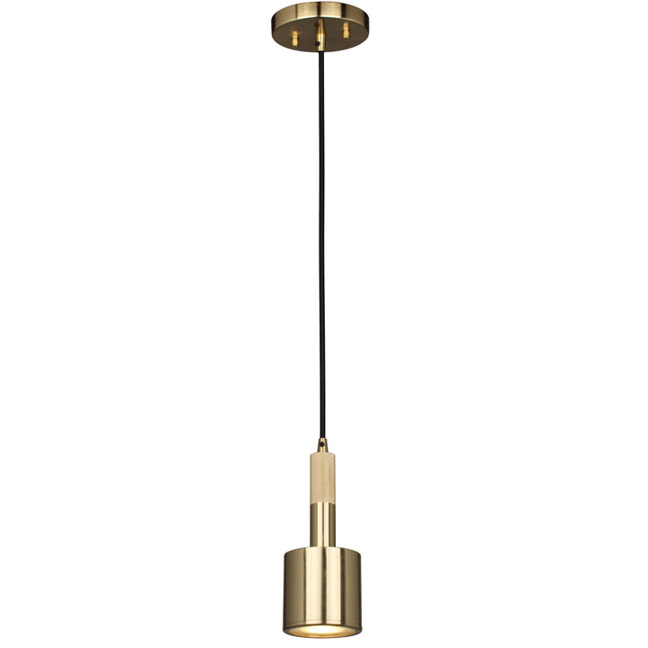 Rhoswen 1 Light Pendant in Aged Brass by Dainolite