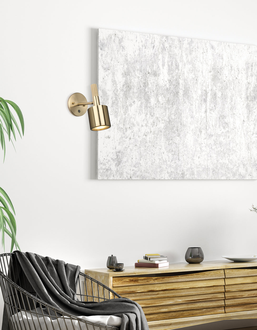 Rhoswen 1 Light Wall Sconce by Dainolite - view 2
