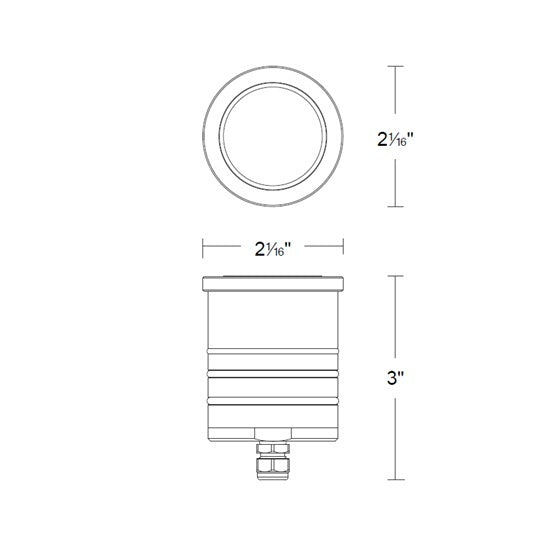 2" Indicator Round Slim