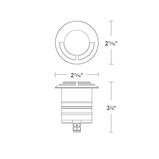 2" Indicator Round Single Directional