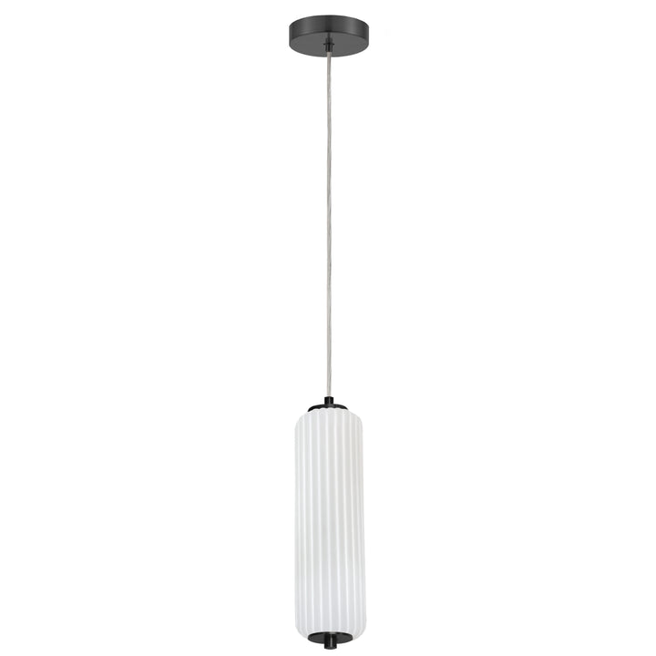 Ramona 10W Pendant in Matte Black by Dainolite