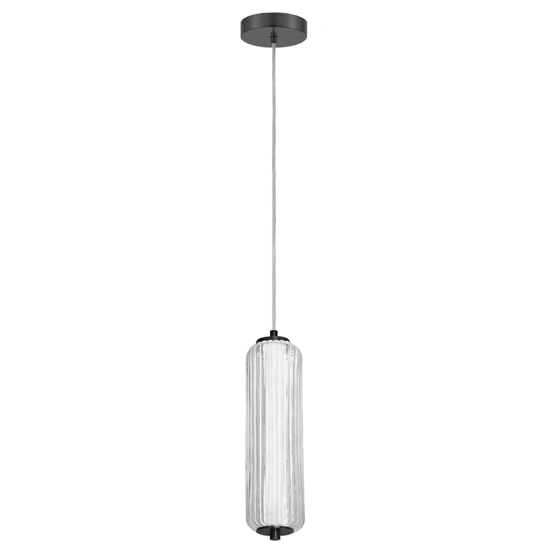 Ramona 10W Pendant in Matte Black by Dainolite