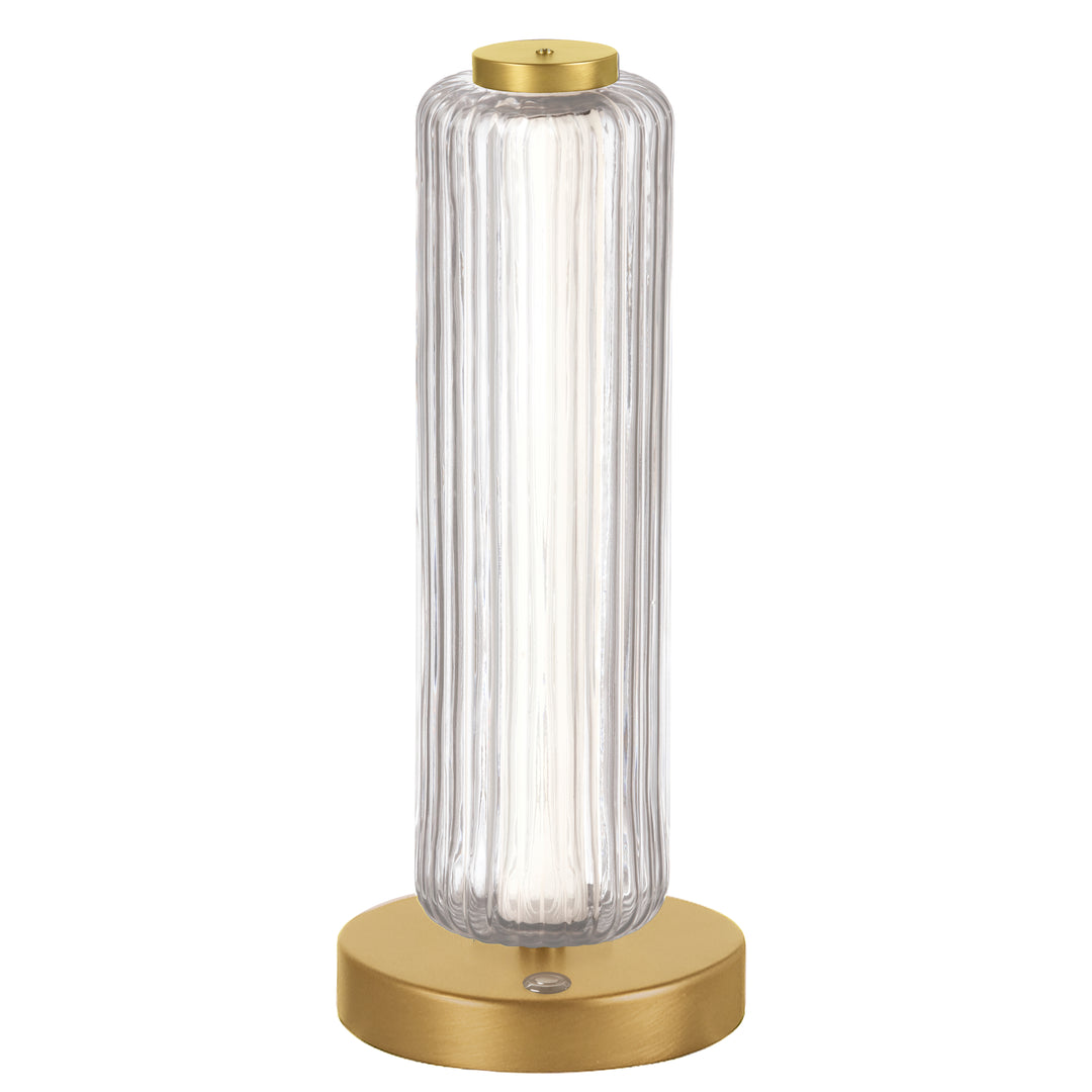 Ramona 10W Table Lamp in Aged Brass by Dainolite