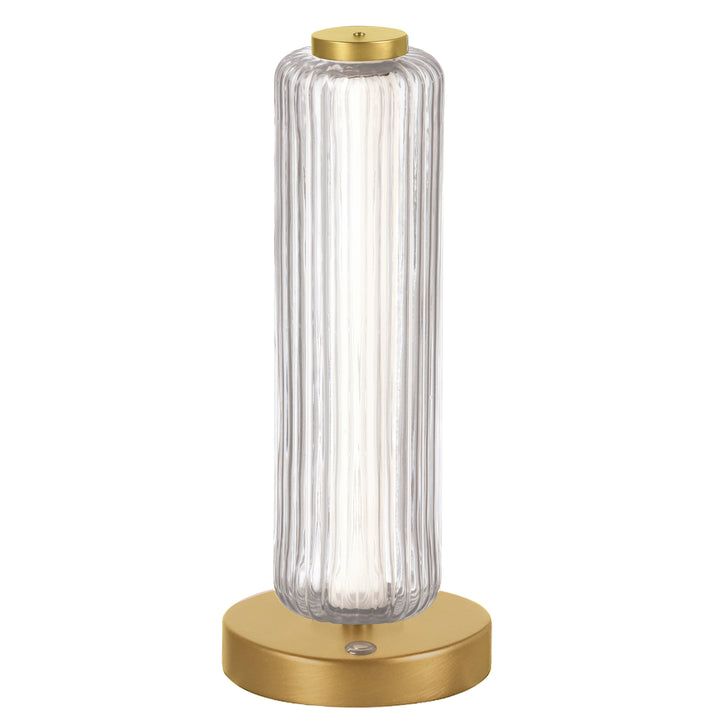 Ramona 10W Table Lamp in Aged Brass by Dainolite