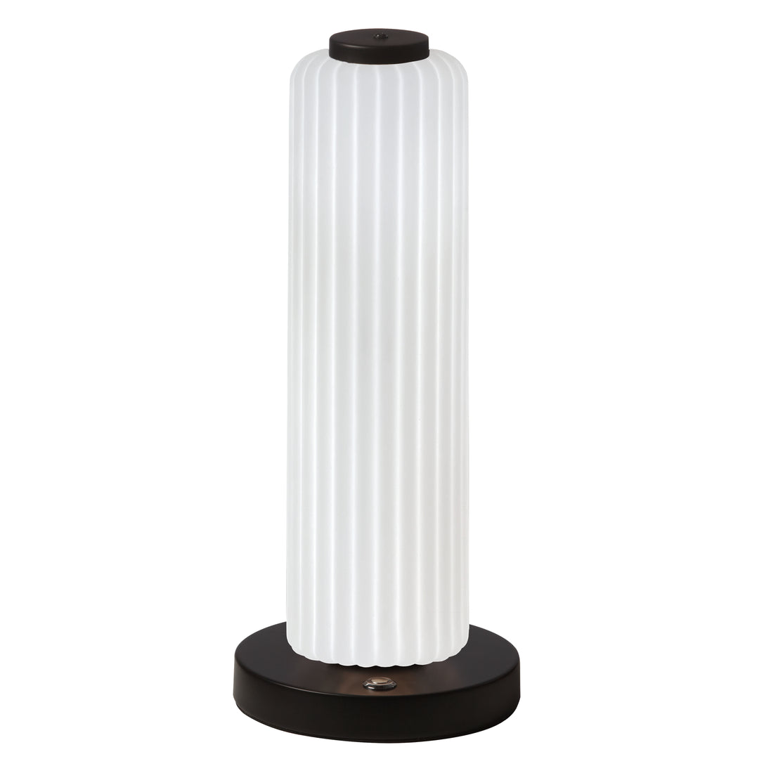 Ramona 10W Table Lamp in Matte Black by Dainolite
