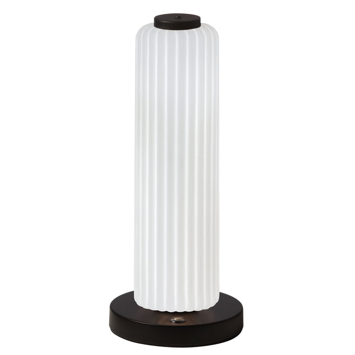 Ramona 10W Table Lamp in Matte Black by Dainolite
