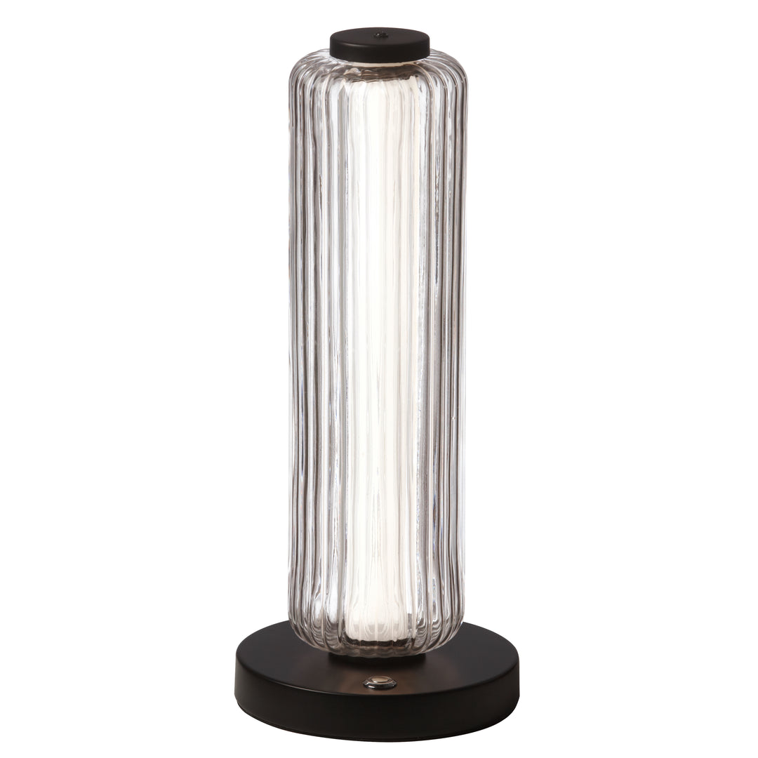 Ramona 10W Table Lamp in Matte Black by Dainolite
