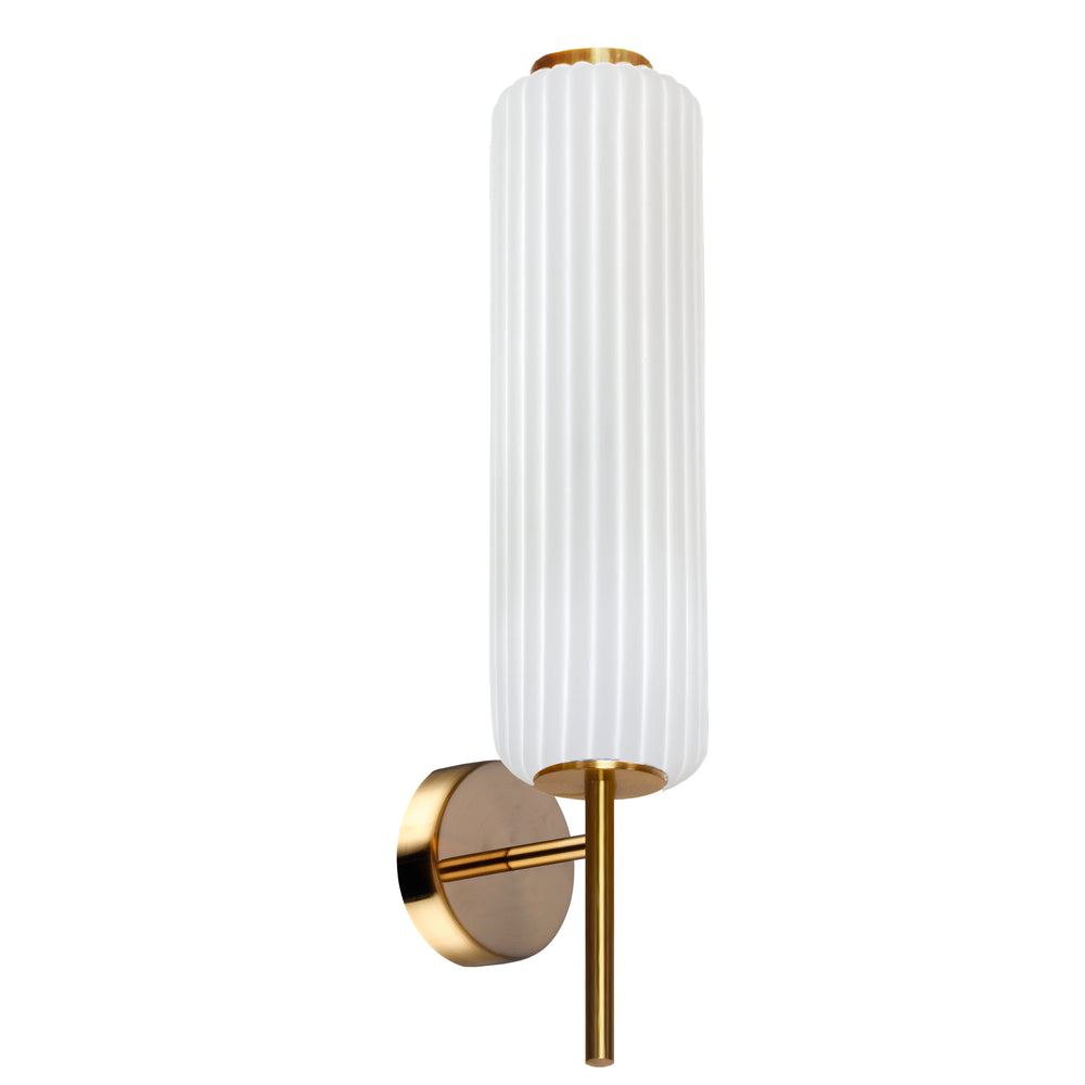 Ramona 10W Wall Sconce in Aged Brass by Dainolite