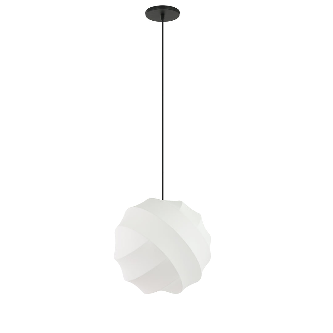 Rumi 1 Light Silk Orb Pendant by Dainolite