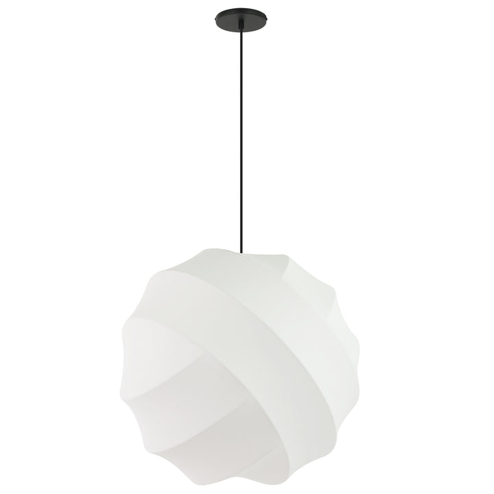Rumi 1 Light Silk Orb Pendant (RMI-201P) by Dainolite