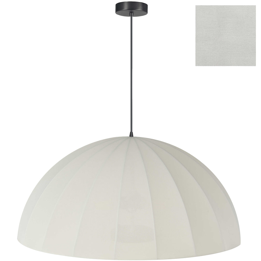 Ronny 1 Light Pendant in Matte Black by Dainolite