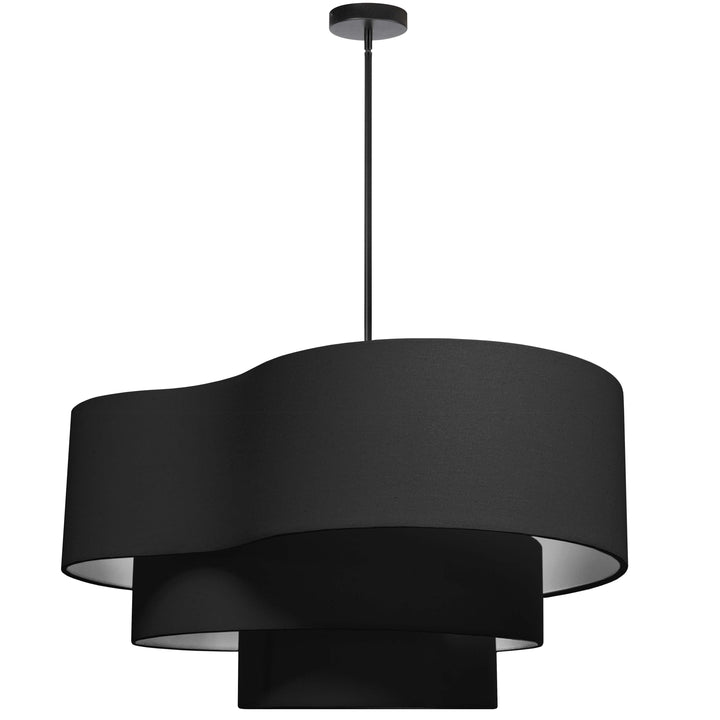 Rory 4 Light Pendant in Black by Dainolite