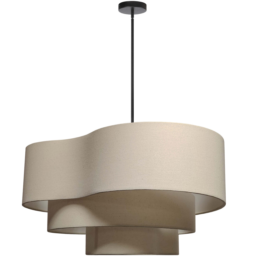 Rory 4 Light Pendant in Natural by Dainolite