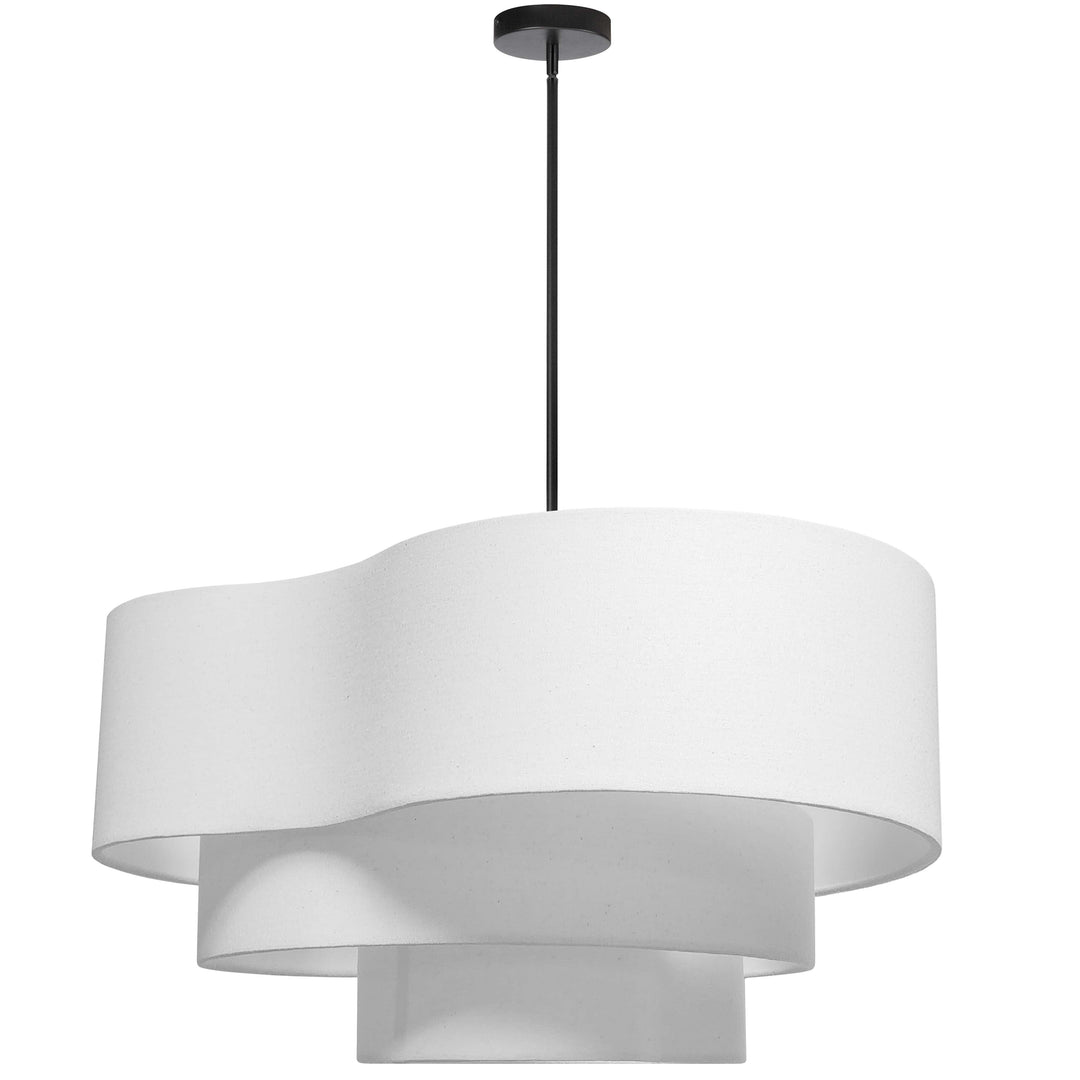 Rory 4 Light Pendant in White by Dainolite