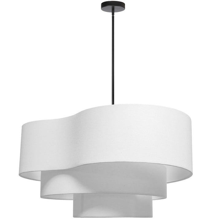 Rory 4 Light Pendant in White by Dainolite