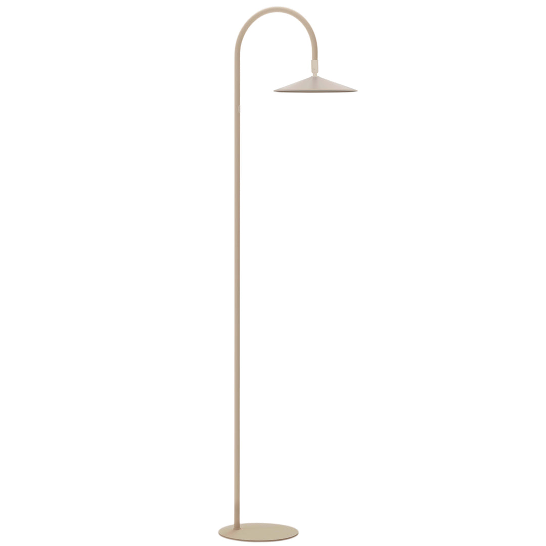 Raquel 10W 5CCT Arc Floor Lamp in Matte Beige by Dainolite