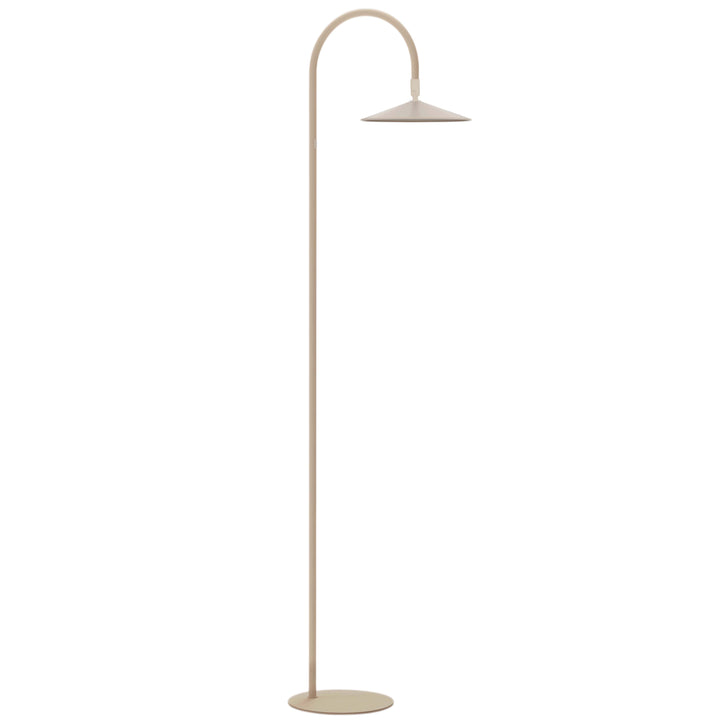 Raquel 10W 5CCT Arc Floor Lamp in Matte Beige by Dainolite
