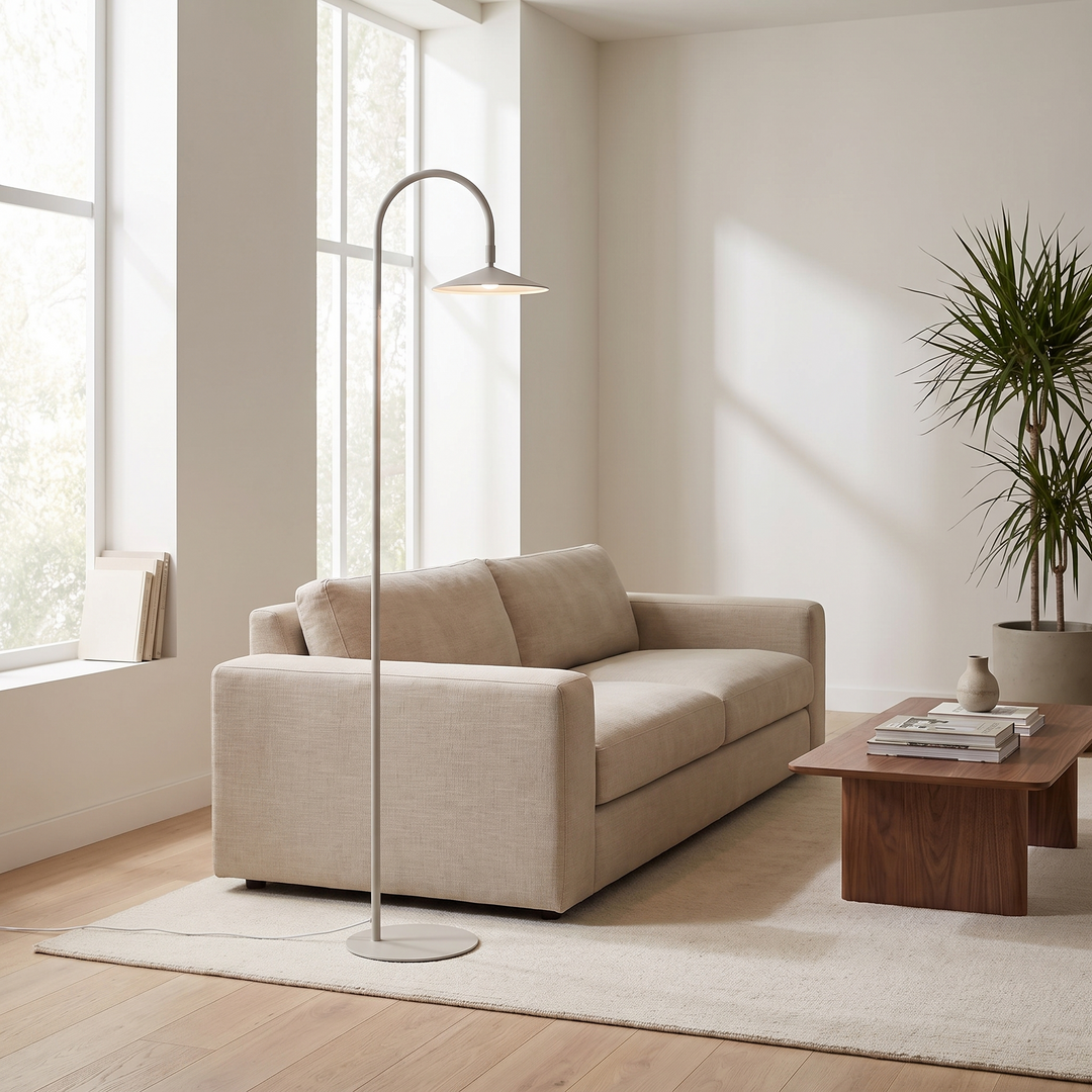 Raquel 10W 5CCT Arc Floor Lamp by Dainolite - view 6