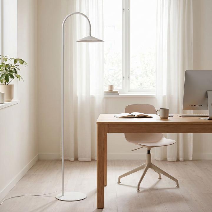 Raquel 10W 5CCT Arc Floor Lamp by Dainolite - view 8
