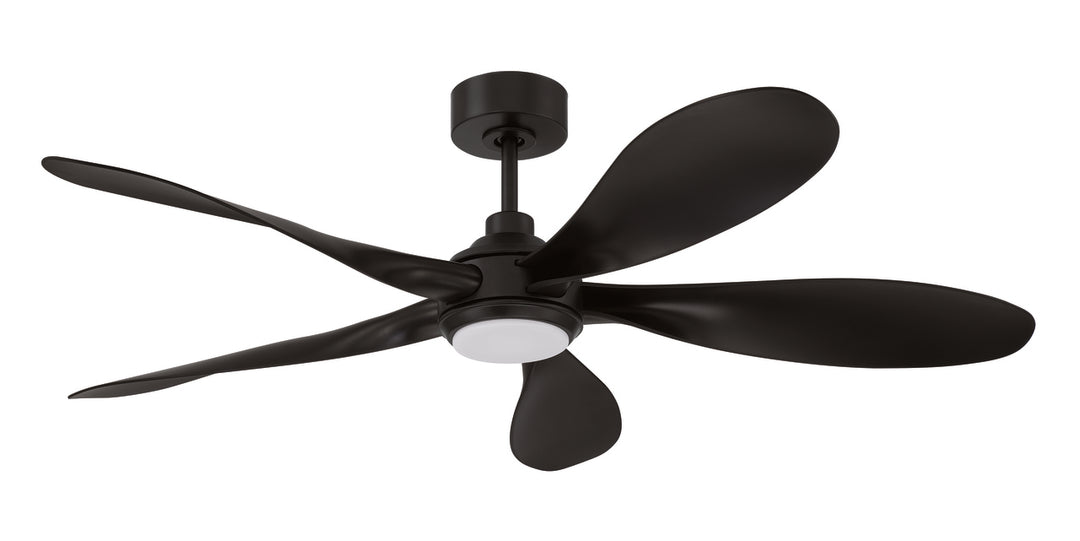 Rosalie 52" Ceiling Fan in Flat Black by Craftmade