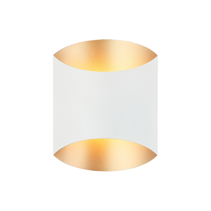 LED Steel Frame Two Tone Wall Sconce