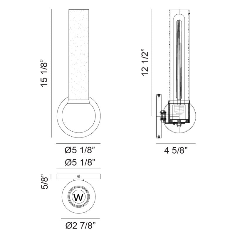 Pierce - LED 1 Light Wall Sconce