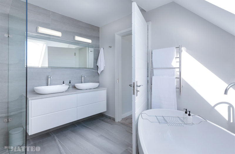 LED Steel Frame with Acrylic Diffuser Vanity Light