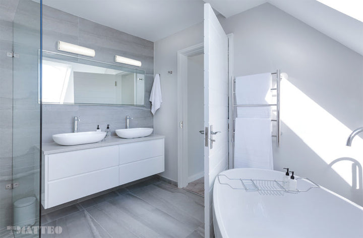 LED Steel Frame with Acrylic Diffuser Vanity Light