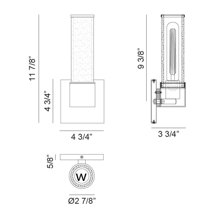 London - LED 1 Light Wall Sconce