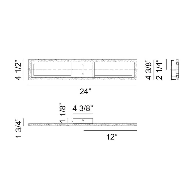Valance - LED 1 Light Vanity Light